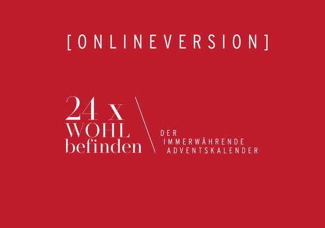 Online-Adventskalender: 24 x Wohlbefinden für Dich